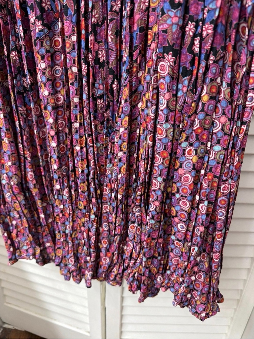 Women's Pleated Maxi Dress (Like New) - Picture 6 of 7